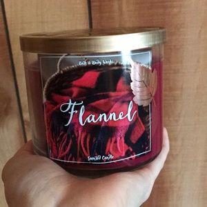 Flannel Bath and Body Works candle